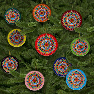 Costa Rican Oxcartwheel Ornament 