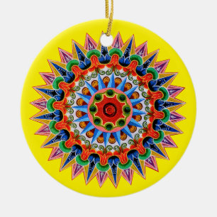 Costa Rican Oxcartwheel Ornament 