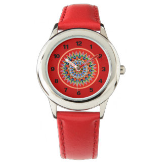 Costa Rican Oxcartwheel Painting Watch