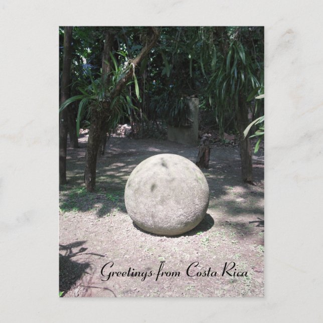Costa Rican Stone Sphere Postcard (Front)
