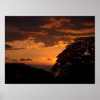 Costa Rican Sunset III Poster