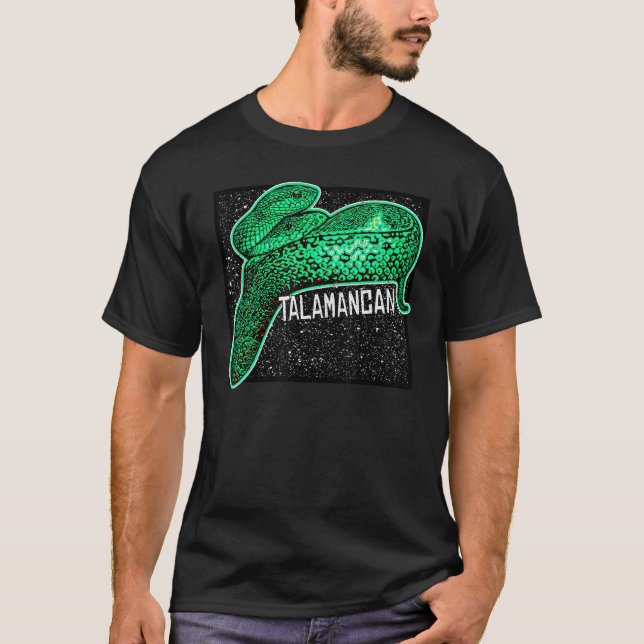Costa Rican Talamancan Palm Pit Viper Reptile Veno T-Shirt (Front)
