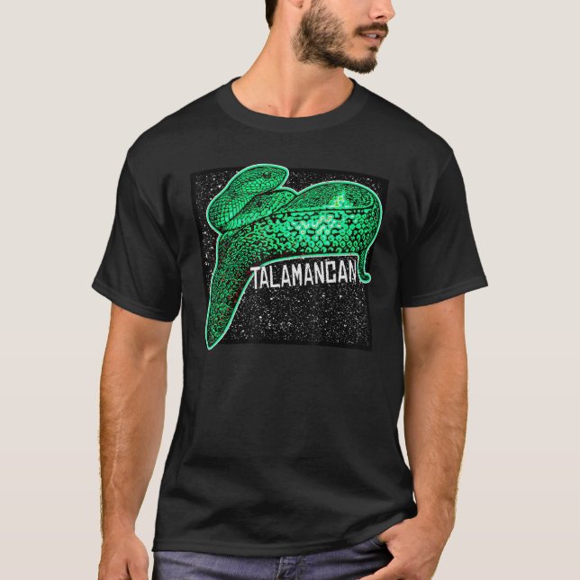 Costa Rican Talamancan Palm Pit Viper Reptile Veno T-Shirt (Front)