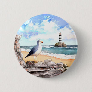 Costa sur 6 cm round badge