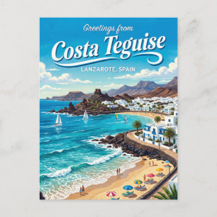 Costa Teguise Spain Postcard