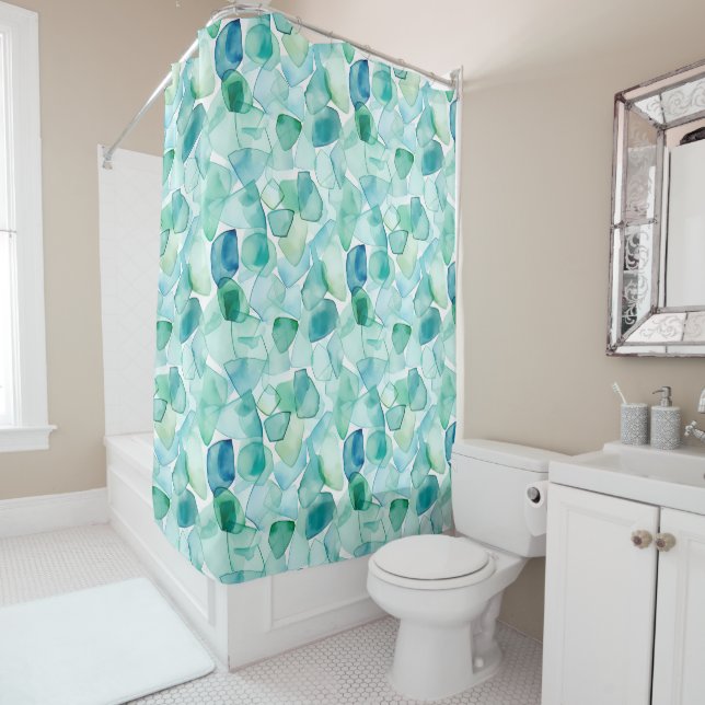 Costal Calm Shower Curtain (In Situ)