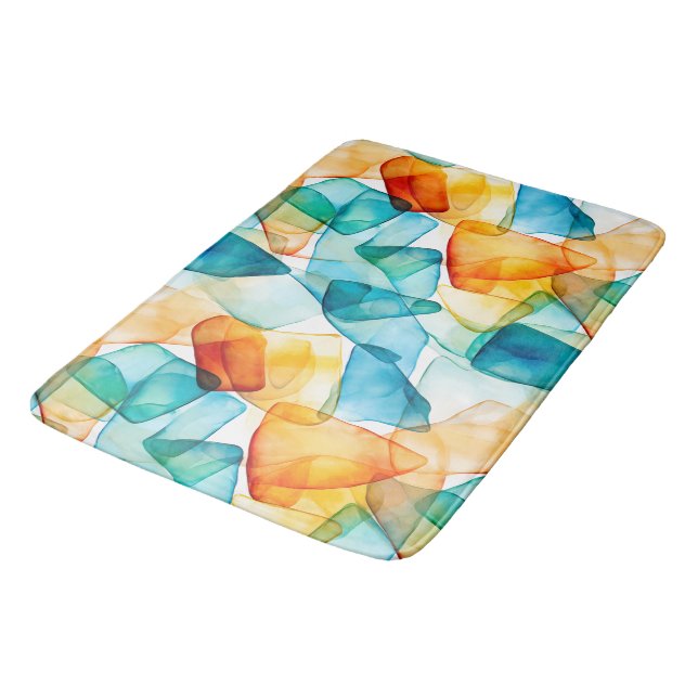 Costal Colour Drift Bath Mat (Angled)