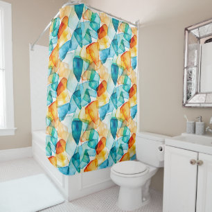 Costal Colour Drift Shower Curtain