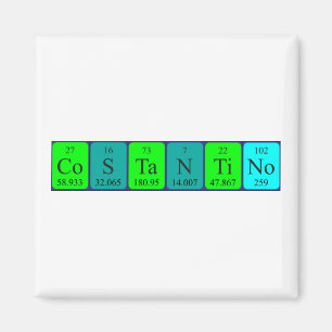 Costantino periodic table name magnet