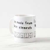 Costantino periodic table name mug (Front Left)