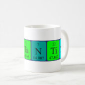 Costantino periodic table name mug (Front Right)