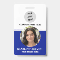 Costom Corporates Employee Business logo blue clip