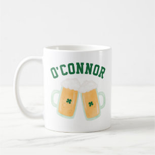 Costum Name lucky Shamrock St. Patrick's Day Coffee Mug