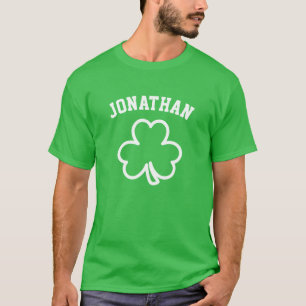Costum Name lucky Shamrock  St. Patrick's Day T-Shirt