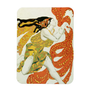 Costume design for a bacchante in 'Narcisse' Magnet