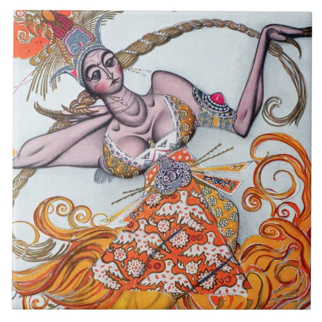 Costume design for a pas de deux danced at the ope tile (Front)