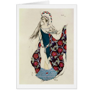 Costume design for a woman, from Judith, 1922 (col