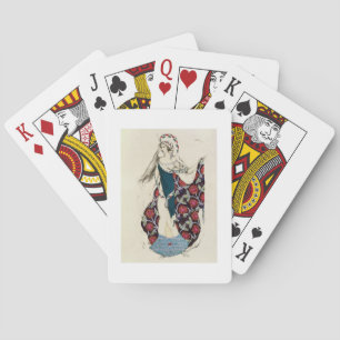 Costume design for a woman, from Judith, 1922 (col Playing Cards