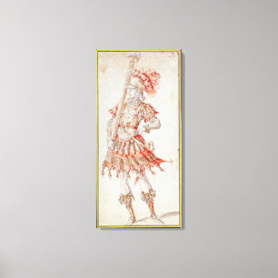 Costume design for Carousel, c.1662 Canvas Print