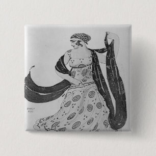 Costume design for 'Cleopatra', 1910 15 Cm Square Badge