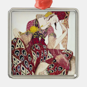 Costume design for Nijinsky at ballet 'La Metal Tree Decoration