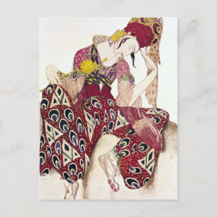 Costume design for Nijinsky at ballet 'La Postcard