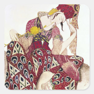 Costume design for Nijinsky at ballet 'La Square Sticker