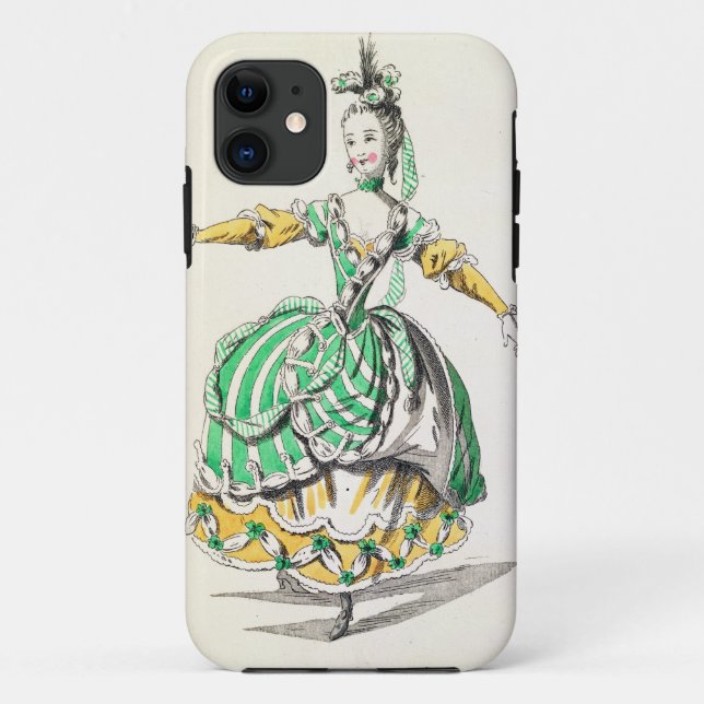 Costume design for Phrygienne, in Dardanus, a libr Case-Mate iPhone Case (Back)