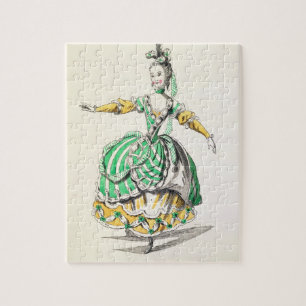Costume design for Phrygienne, in Dardanus, a libr Jigsaw Puzzle