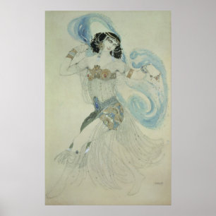 Costume design for Salome Poster