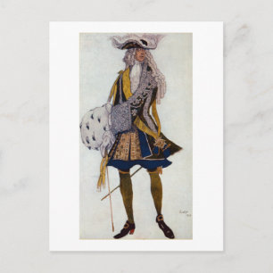 Costume design for The King, in the Garden, from S Postcard