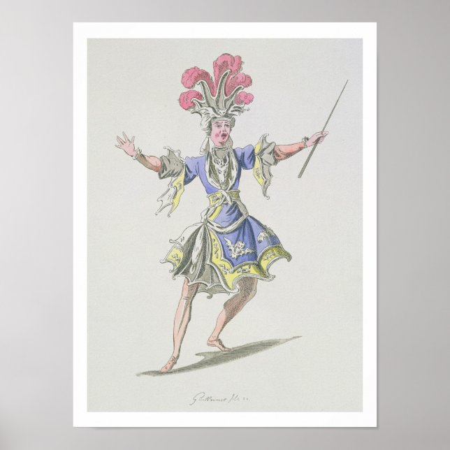 Costume design for the Magician, in Dardanus, a li Poster (Front)