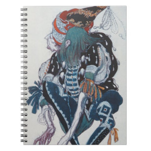 Costume design for the Pageboy of the wicked fairy Notebook