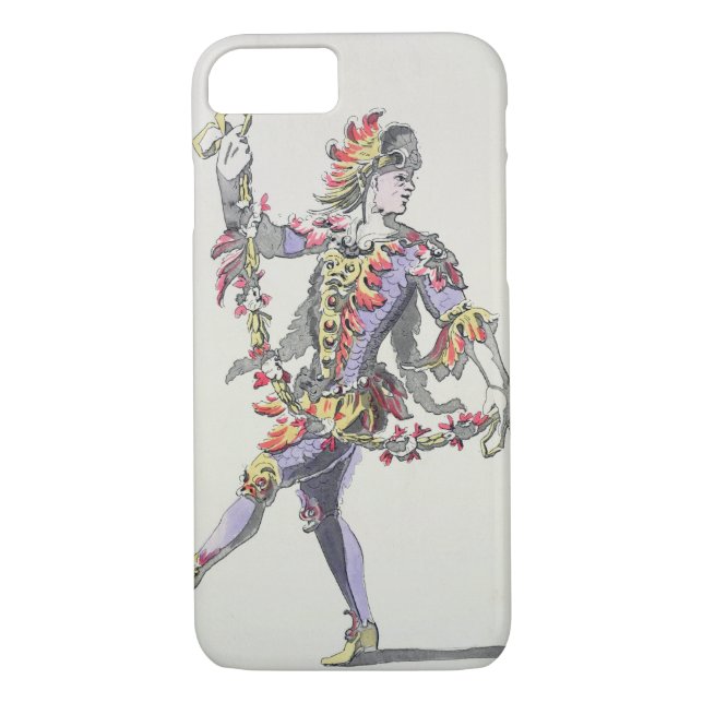 Costume design for Triton, in a 17th century balle Case-Mate iPhone Case (Back)