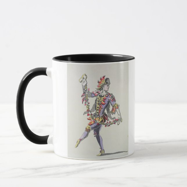 Costume design for Triton, in a 17th century balle Mug (Left)