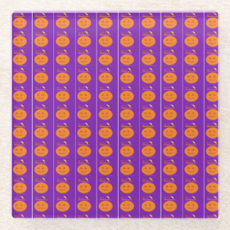 Costume Design Pumpkin Purple Coaster