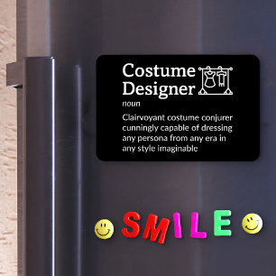 Costume Designer Definition Film Crew 4" x 6" Flex Magnet