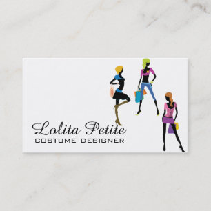 Costume Designer Fashion Seamstress Alterations Business Card