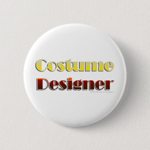 Costume Designer (Text Only) 6 Cm Round Badge