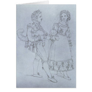 Costume designs Figaro and Susanna from opera