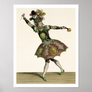 Costume for a demon in 'Armide', 'Psyche' and seve Poster