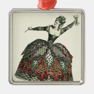 Costume for a Fury in 'Iphigenia in Tauris' and se Metal Tree Decoration