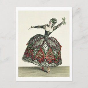 Costume for a Fury in 'Iphigenia in Tauris' and se Postcard