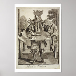 Costume for a Tailor, pub. by Gerard Valck (1651/2 Poster