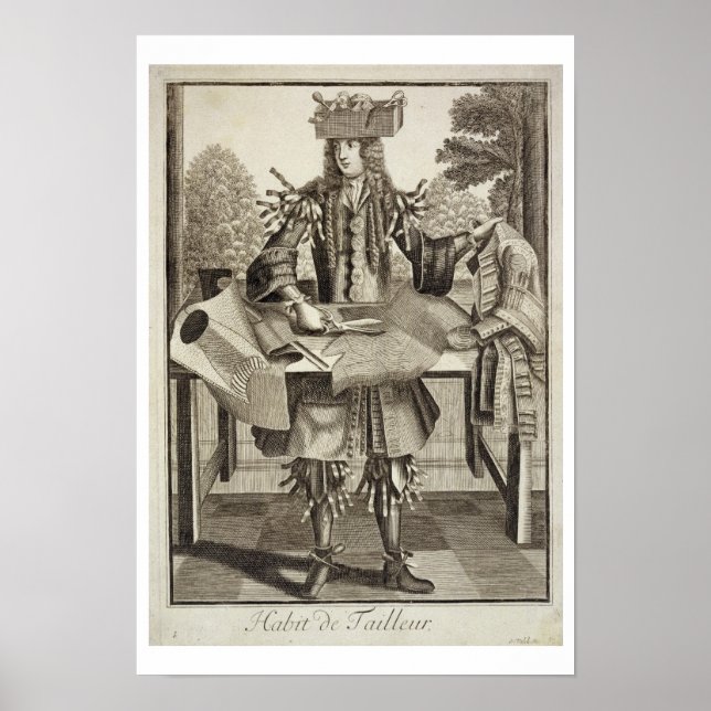 Costume for a Tailor, pub. by Gerard Valck (1651/2 Poster (Front)