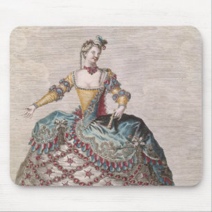 Costume for an Indian woman Mouse Mat