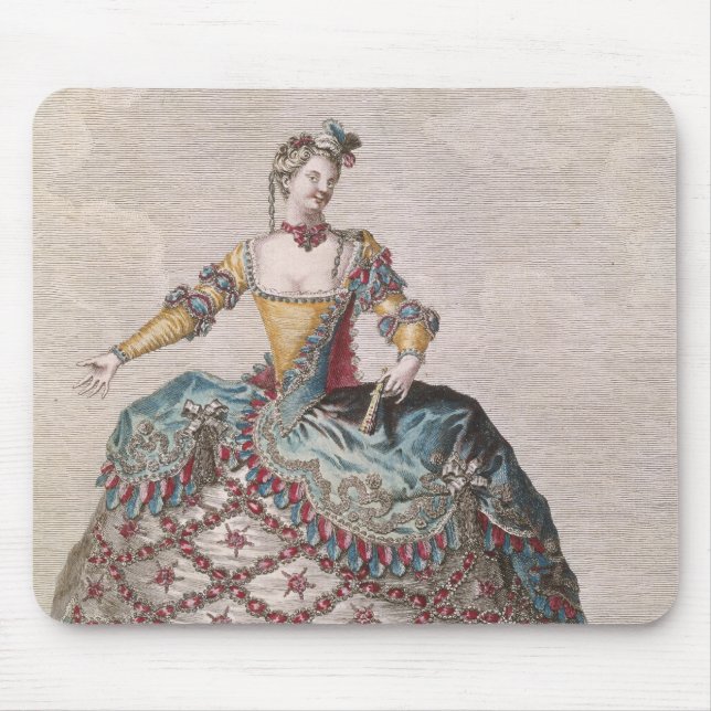Costume for an Indian woman Mouse Mat (Front)