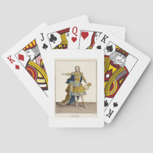Costume for Apollo in the opera 'Phaethon', engrav Playing Cards