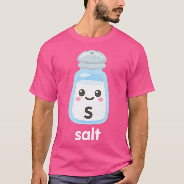 Costume For Couples Salt And Pepper Matching Hallo T-Shirt (Front)