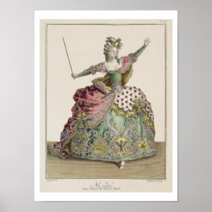 Costume for Medea in the opera 'Jason and Medea', Poster